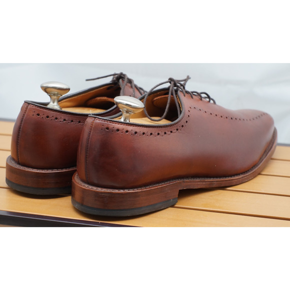 Allen Edmonds 9.5 C Hastings Chili Brown Mens Whole-Cut Dress Shoes main image 6